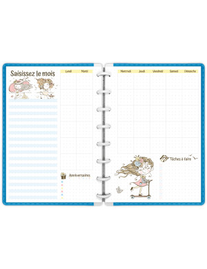 Planning mensuel à imprimer - MP007-A5