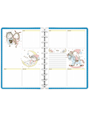 Planning hebdomadaire Pyjama A4 à imprimer - SP047