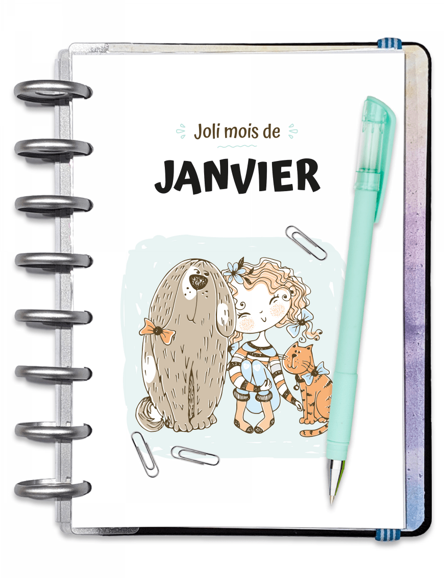 Joli mois de Janvier - Présentation Janvier Mademoiselle