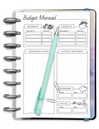 Budget mensuel - A5 A4 - Doodle