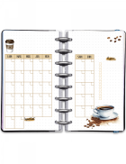 Planning mensuel perpétuel sur 2 pages - Personal - Café