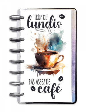 Page de décoration - Personal - Café Aquarelle - Trop de lundis, pas assez de café