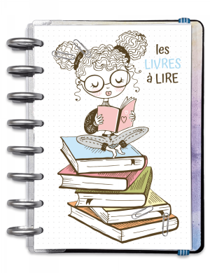 Liste de livres à lire -  carnet de lecture A5 A4 - Mademoiselle