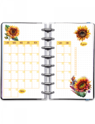 Planning mensuel perpétuel sur 2 pages - Personal - Tournesol
